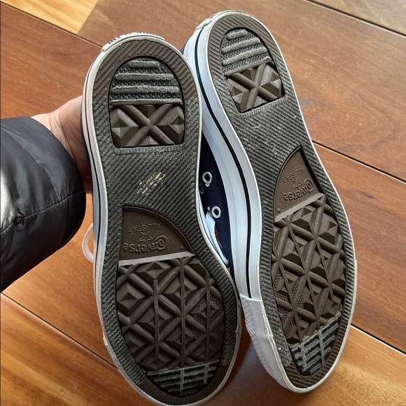 Converse Navy Sneakers Women’s 9 - Picture 4 of 7